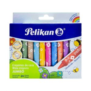 CRAYON PELIKAN PELICRAYON JUMBO X 24 COL