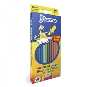 LAPIZ NORMA ACUARELABLE X12 COLOR [532972]
