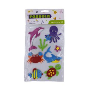 FOAMY PASSOLA FIGURA ADH 3D MUNDO MARINO