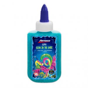 GOMA ARTESCO CELESTE NEON 5OZ GLOW IN THE DARK