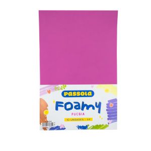 FOAMY PASSOLA A4 FUCSIA X10