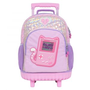 MOCHILA CON RUEDAS ESCOLAR MOZIONI ROSADO MWE179869-RS