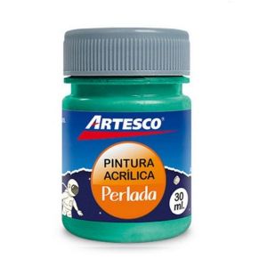 PINTURA ARTESCO ACRILICA PERLADA 30 ML. VERDE