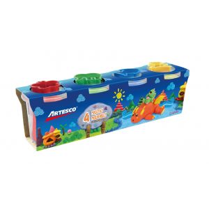 MASITA BLANDA ARTESCO X 4 5 ONZ COLORES BASICOS C/MOLDE