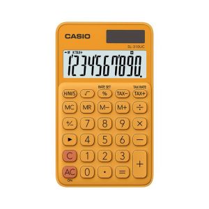 CALC. CASIO MESA SL-310UC-RG 10 DIG NARANJA