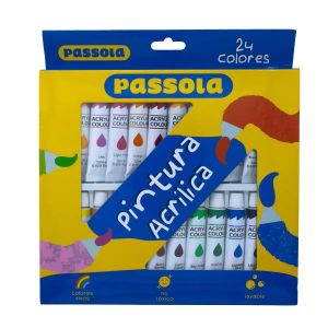 PINTURA ACRILICA PASSOLA E/PASTA X24 COL