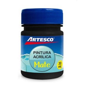 PINTURA ARTESCO ACRILICA MATE 30 ML. NEGRO
