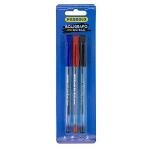 BOLIGRAFO PASSOLA INKREIBLE P/F X3 COLORES