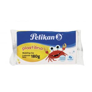 PLASTILINA PELIKAN 180GR BLANCA