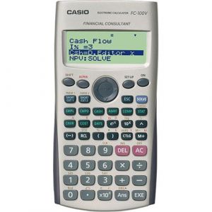 CALC. CASIO FINANCIERA FC-100V
