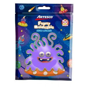 CERAMICA ARTESCO ULTRA LIGERA LILA CLARO 50GR / FOAMY MOLD