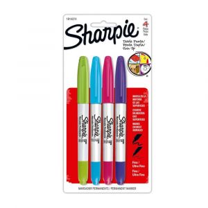 MARC SHARPIE DOBLE PUNTA FINO/ULTRA FINO 4COL [278436]