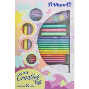 SET PELIKAN CREATIVO PASTEL