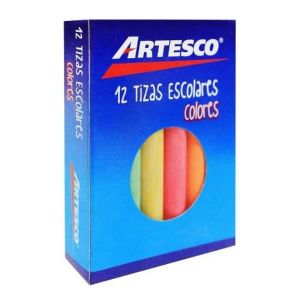 TIZA ARTESCO COLORES X 12 UND