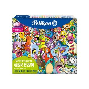 SET PELIKAN TEMPERA COLOR BOOM 24 COLORES