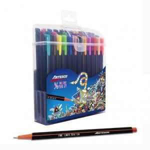 MARC ARTESCO FINELINER TRIANG X 36 COLORES CAJA PLASTICA
