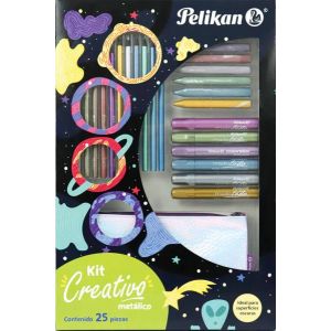 SET PELIKAN CREATIVO METALICO