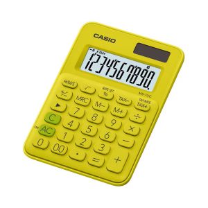 CALC. CASIO MESA MS-7UC-YG 10 DIG VERDE