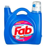 Detergente Líquido Fab Poder Suavizante 5 L