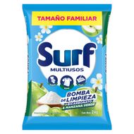 Detergente en Polvo Surf Multiusos Manzana Verde 2 kg