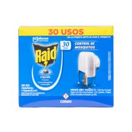Repelente Eléctrico Raid contra Mosquitos y Zancudos más 1 Repuesto de 21.9 ml