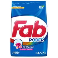 Detergente en Polvo Fab Poder 4.5 kg