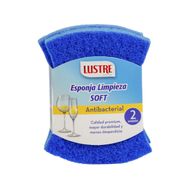 Esponja Lustre Limpieza Delicada - 2 Unidades