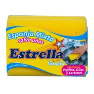 Esponja Mixta Salvauñas Estrella