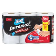 Pack 3 Uds Toalla de Cocina Scott Duramax Reutilizable - 52 Hojas