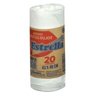 Fundas de Basura Estrella Aroma Frutos Rojos 43x48 cm - 20 Unidades