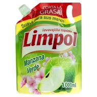 Lavavajilla Líquido Limpol Manzana Verde Doypack 1000ml