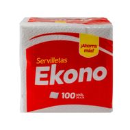 Pack 100 Uds Servilletas Ekono 24x24 cm