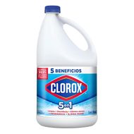 Cloro Líquido Clorox Original 5 en 1 Botella 3.95 L