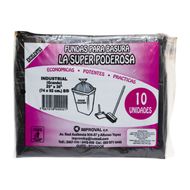 Fundas de Basura Improval 74x92 cm - 10 Unidades