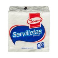 Pack 100 Uds Servilletas Mi Comisariato 28x28 cm