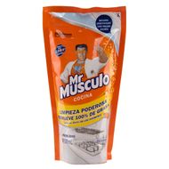 Limpiador Líquido Mr. Musculo Quita Grasa Naranja Doypack 500ml