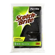 Esponja Fibra Negra Scotch Brite Parrilla