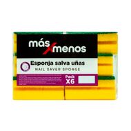 Esponja Salvauñas masXmenos - 6 Unidades