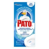 Limpiador en Pastilla Adhesiva para Inodoros Pato Brisa Marina 30g