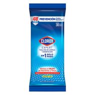 Toallitas Desinfectantes Clorox Expert Flowpack - 30 Unidades