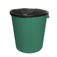 Tacho Plapasa Americano con Tapa Verde con Negro 72 L