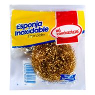 Esponja Inoxidable Mi Comisariato Dorada Abierta