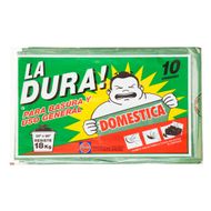 Fundas de Basura La Dura Verde 58x71 cm - 10 Unidades