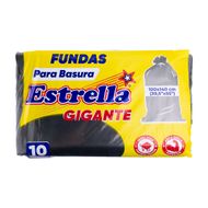 Fundas de Basura Estrella Tamaño Gigante 100 x 140 cm - 10 Unidades