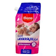 Lavabiberones Líquido Ekono Doypack 450 ml