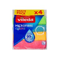 Pack 4 uds. Paños de Microfibra Vileda Colors
