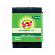 Pack 5 Uds Esponja Fibra Verde Scotch Brite