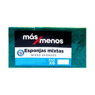 Esponjas Mixtas masXmenos - 6 Unidades