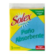 Pack 3 Uds Paño Multiuso Solex Super Absorbente
