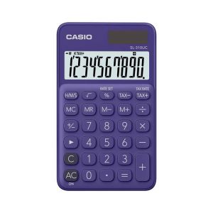 CALC. CASIO MESA SL-310UC-PL 10 DIG MORADO